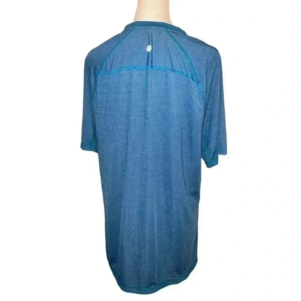 Lululemon Mens Shirt Size Medium Active Tee Vent Tech Gym Performance